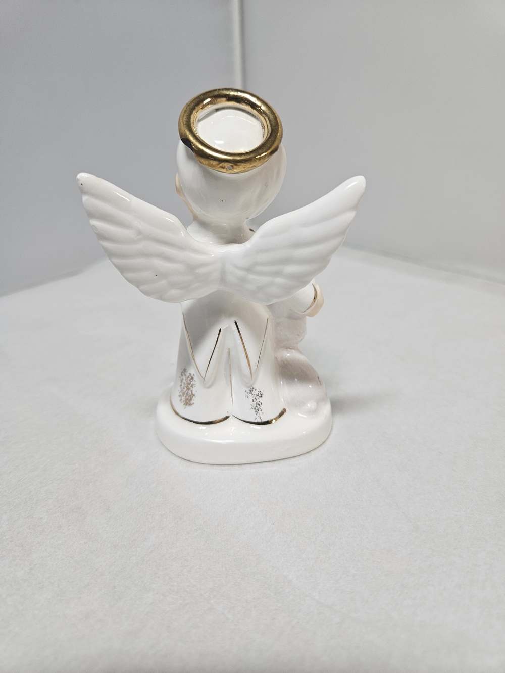 Vintage Napco A1920 April Birthday Month Boy Angel Porcelain Figurine - Picture 3 of 9